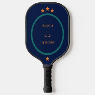 Dad Nose Best Pun Pickleball Paddle