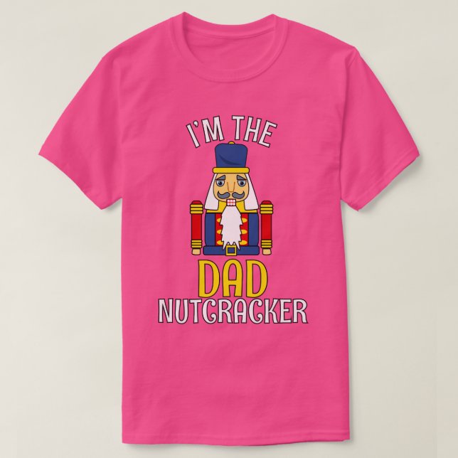Dad Nutcracker Matching Family Daddy Christmas T-Shirt (Design Front)