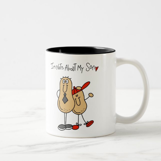 Dad Nuts About My Son Mug (Right)