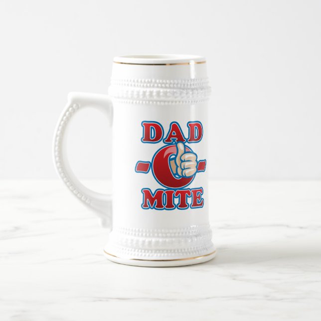 Dad-O-Mite Beer Stein (Left)