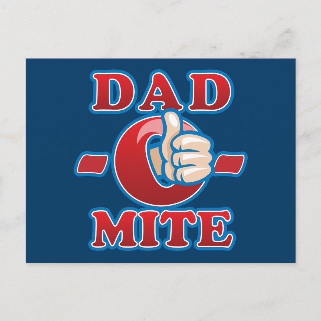 Dad-O-Mite Postcard (Front)