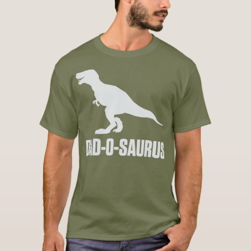 Dad_O_Saurus Dinosaur Birthday Gift for Father T_Shirt