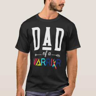 Dad Of A Warrior Autism Awareness Women S Auntie T-Shirt
