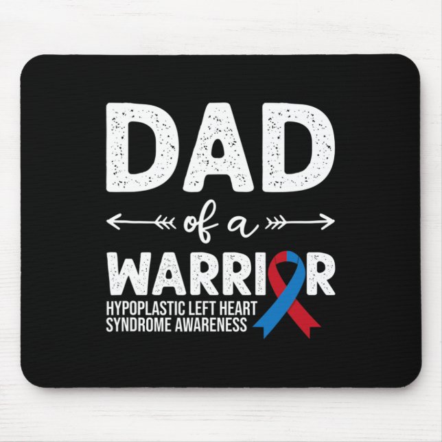 Dad Of A Warrior  Mouse Pad (Front)