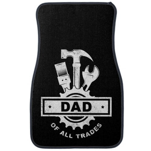 Dad of All Trades _ Vintage Mens Handyman Tools   Car Floor Mat