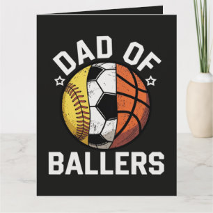 Dad Of Ballers Card