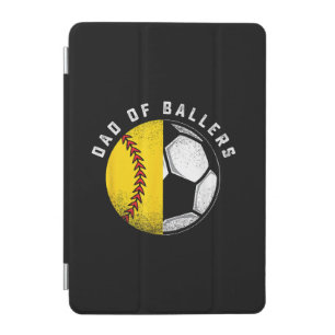 Dad of Ballers Father Son Softball Soccer Player iPad Mini Cover