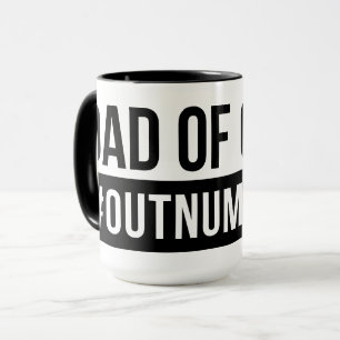 Dad of Girls #Outnumbered Mug