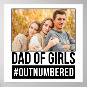 Dad of Girls #Outnumbered Poster