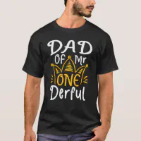 Mom Dad of Mr Onederful 1st Birthday Mom and Dad Shirts Funny