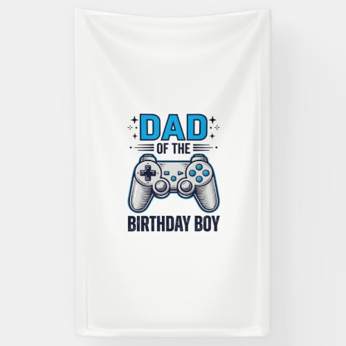 Dad of the Birthday Boy Gamer Shirt Design_1 Banner