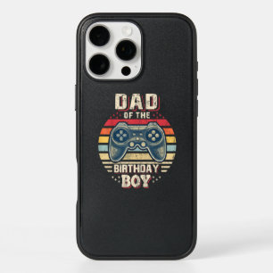 Dad of the Birthday Boy Matching Video Gamer Birth iPhone 16 Pro Max Case