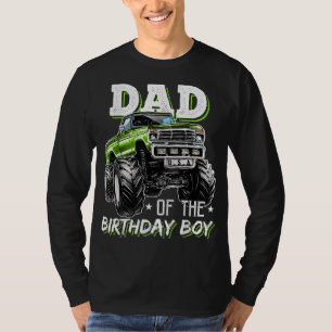 Dad of the Birthday Boy Monster Truck Birthday Nov T-Shirt