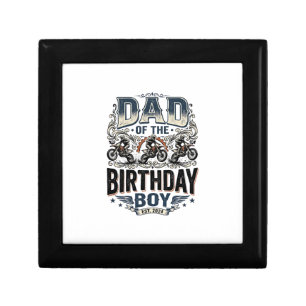 Dad of the Birthday Boy Motocross Vintage Shirt_1 Gift Box