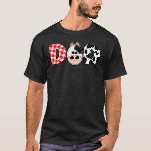Dad Of The Birthday For Boy Cow Farm 1st Birthday T-Shirt