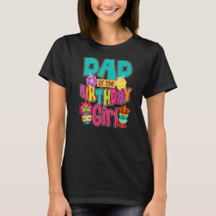 Dad Of The Birthday Girl Luau Matching Family Part T-Shirt