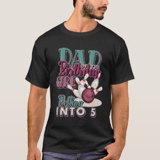 Dad Of The Bithday Rolling Into 5 T-Shirt