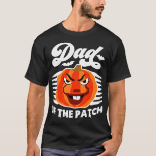 Dad of the Patch – Funny Spooky Pumpkin Halloween T-Shirt