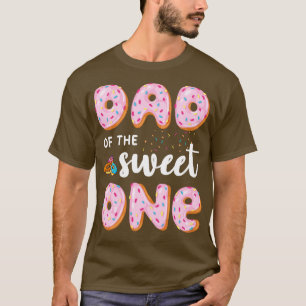 Dad Of The Sweet One Donut Birthday  T-Shirt