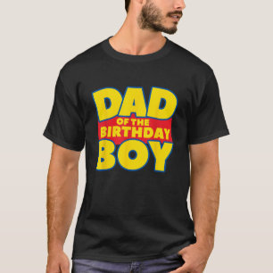 Dad Of The Toy Birthday Boy Funny Story Theme B da T-Shirt