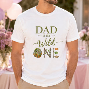 Dad of the Wild One Birthday Mens Tshirts