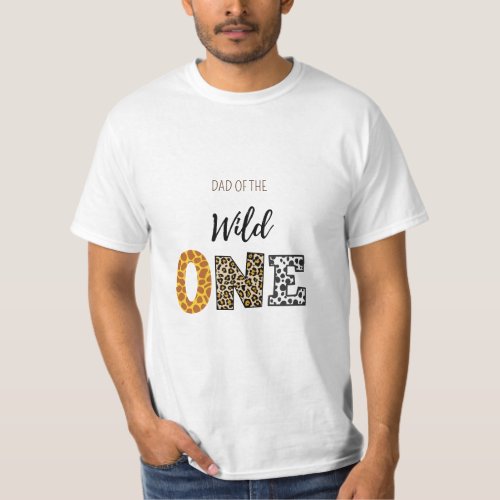 dad of the wild one birthday T_Shirt