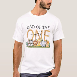 Dad of the Wild One Jungle Safari T-Shirt