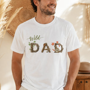 Dad of the Wild One Mens T-Shirt 