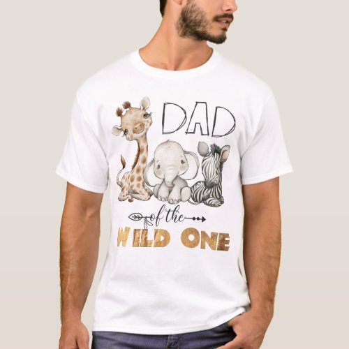 Dad of the Wild One T_Shirt