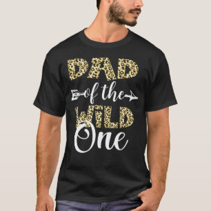 Dad Of The Wild One Zoo Themed 1st Birthday T-Shirt