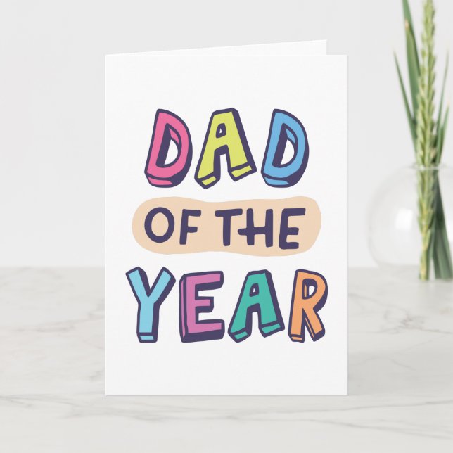 Dad of the Year Card (Front)