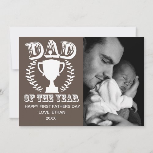 Dad of the Year _ Fathers Photo Card