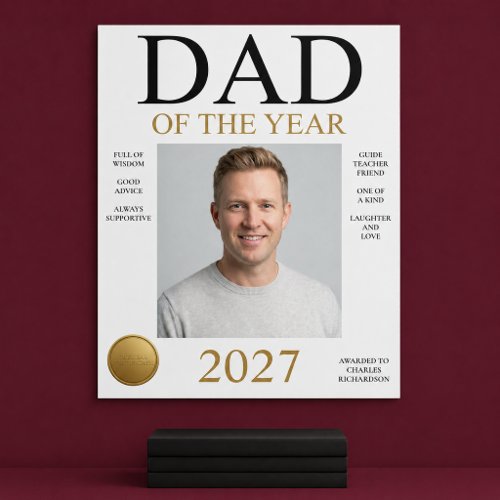 Dad Of The Year Photo Acrylic Print