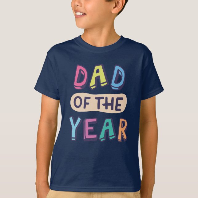 Dad of the Year T-Shirt (Front)
