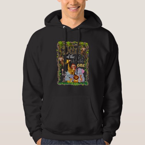 Dad Of The Zoo Theme Humor From Son Daughter Jungl Hoodie