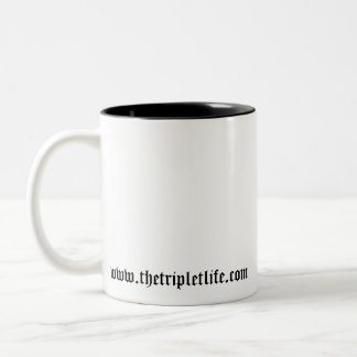 Dad of Triplets Two-Tone Coffee Mug