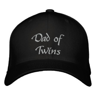 Dad of Twins Embroidered Baseball Hat