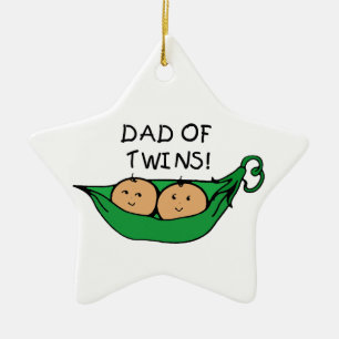 Dad of Twins Ornament