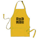 Dad Of Twins Real Man Make Twins Adult Apron at Zazzle