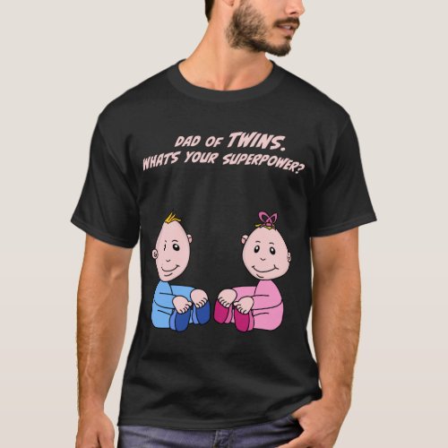 Dad of twins T_Shirt