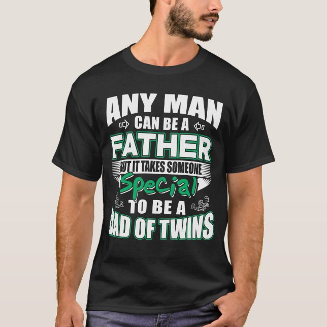 Dad Of Twins Tshirt (Front)