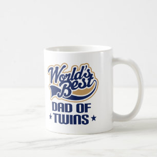 Dad Of Twins (Worlds Best) Gift Mug