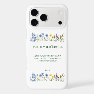 Dad of Wildflowers Custom Quote & Name iPhone 17 Pro Max Case