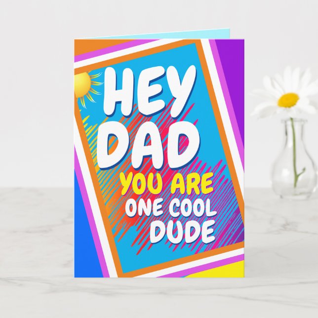 DAD - One Cool Dude Card (Small Plant)