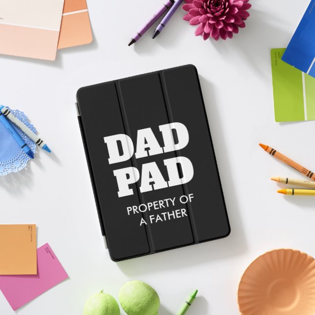 DAD PAD custom funny Apple iPad Pro Smart Cover (Desk)