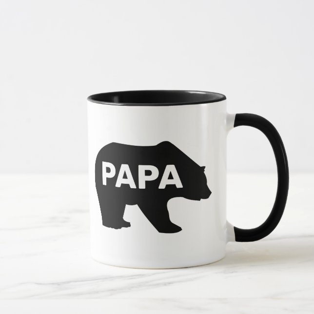 DAD PAPA BEAR COFFEE MUGS (Right)