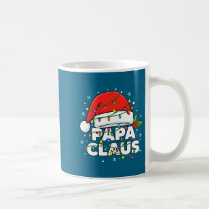 Dad Papa Claus Christmas Lights Family Matching Lo Coffee Mug