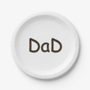 Dad Paper Plates