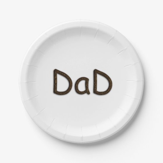 Dad Paper Plates (Front)