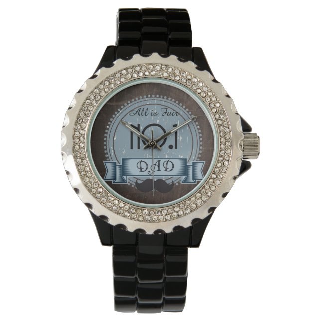 DAD personalized Best Dad Watch (Front)